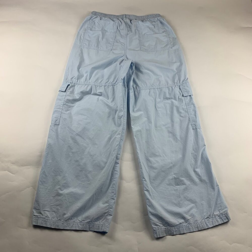 Wild Fable Light Blue Cotton Wide Leg Cargo Pant M - Picture 5 of 6